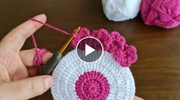 Super Easy Beautiful Motif Crochet Knitting Pattern - Tığ İşi Şahane Motif Örgü Modeli