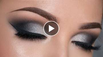 Night Out Makeup Tutorial | Black & Silver Smokey Eye