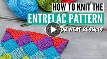 The entrelac knitting pattern for beginners + tips & tricks for super neat results