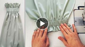 Sewing Tips And Tricks ✂️ Beautiful Sleeve Sewing Tutorial ⭐️ Tailor Nour