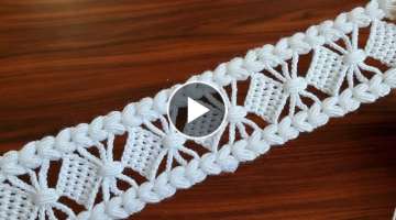 Spider Web Crochet Knitting Pattern - Tığ İşi Örümcek Ağı Örgü Modeli...