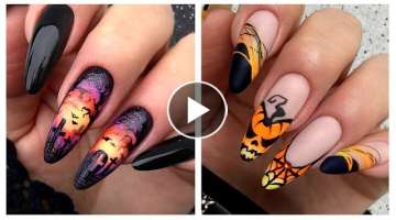 Nail Art Designs 2022 ???? Halloween Makeup Nails #halloween