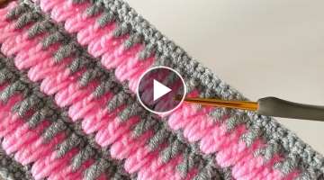 VERY BEAUTIFUL KNITTING MODEL , how to crochet , crochet blanket