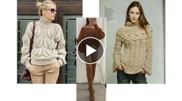 woolen sweater design/Knitting design for ladies/girls cardigan collection.