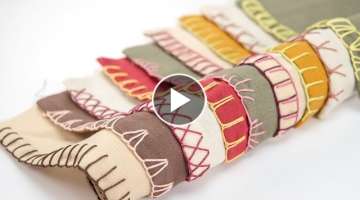 Learn Hand Sewing Blanket Stitch: 10 Decorative Edge Stitches