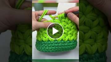 Simple crochet and knitting pattern tutorial #59