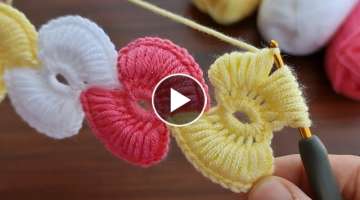 Incredible!.. Eye Catching Crochet Knitting Pattern - İnanılmaz Güzel Tığ İşi Örgü Model...