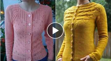 Ladies Woollen Sweater Collection 2020/21 || New Knitting Design For Girls || Woman Cardigan Desi...