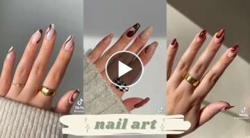 cute fall nail art tutorial and ideas???? | tiktok compilation