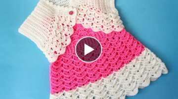 Most Popular Pattern For Crochet Baby Dress/Elegant Baby Bolero Jacket Dress