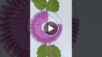Amazing Flower Embroidery Stitching by Hand | Stitch Embroidery Designs | Hand Embroidery Design