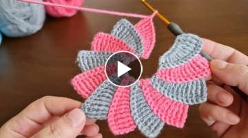 Incredible!.. Super Beautiful Motif Crochet Knitting Pattern - Tığ İşi Kolay GösterişliÖrg...