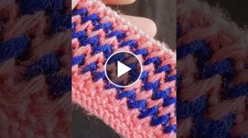 doublecolour#knitting #pattern#twocoloursweaterdesign #trending#shorts #viral