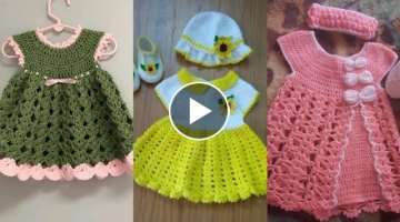 Top 50 Stunning Cute Easy Trendy Clothes Crochet Baby Frocks Dress Top Ideas For Beginners