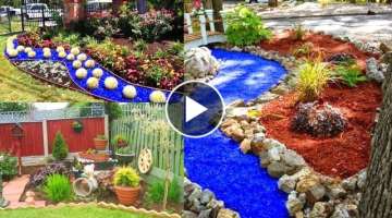 60 Garden Design and Flower Decoration Ideas 2021 - Creative Backyard and Landscape #11